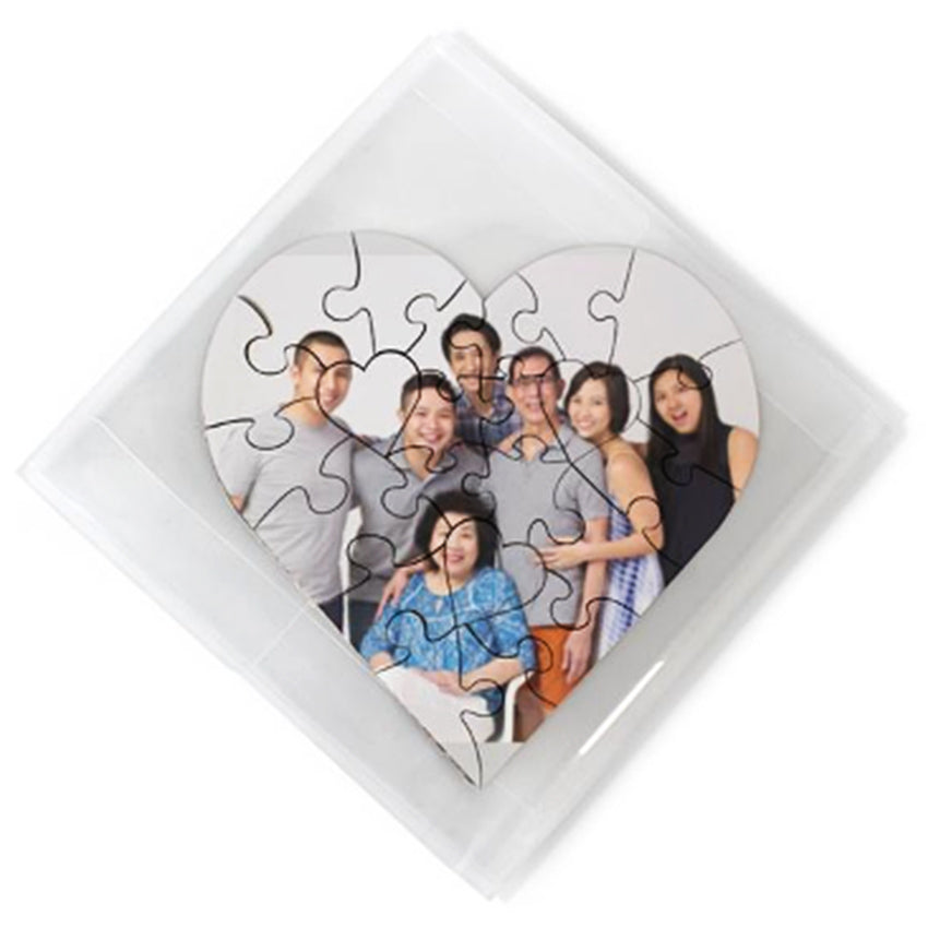 Custom Love Woods Puzzle Heart Series