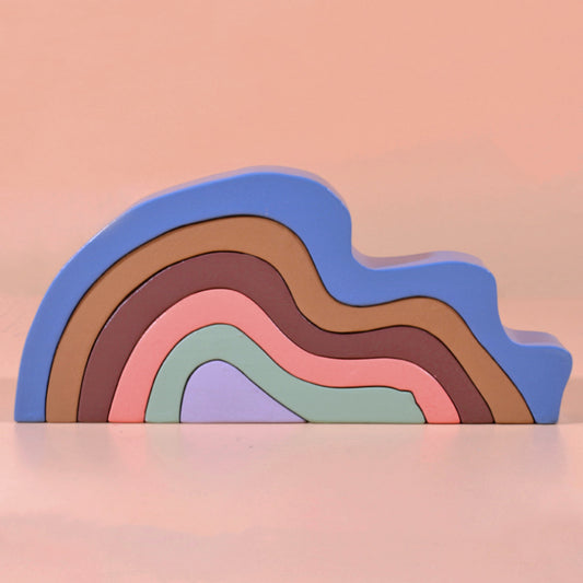 Wooden Stacker Decoration - Asymmetric