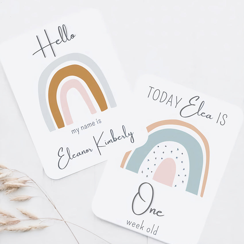 Kikido Baby Milestone Card Neutral
