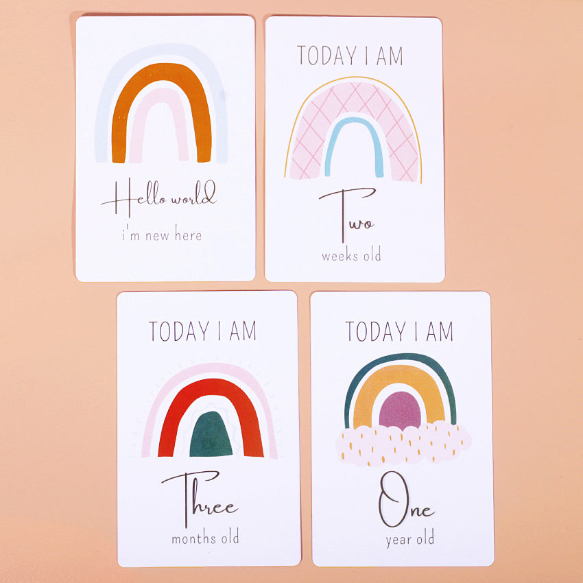 Kikido Baby Milestone Card Neutral