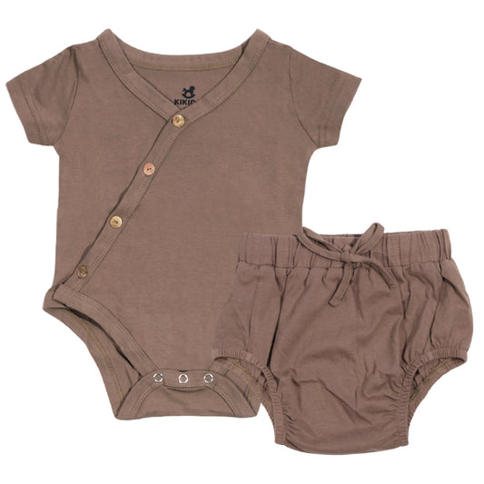 Kikido Kirby Bodysuit Set - Mud