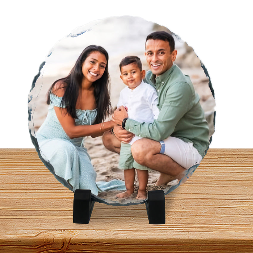 Custom Stone Printing Photo Circle