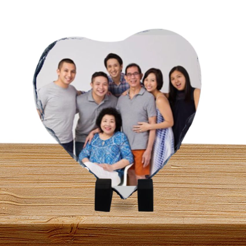 Custom Stone Printing Photo Heart