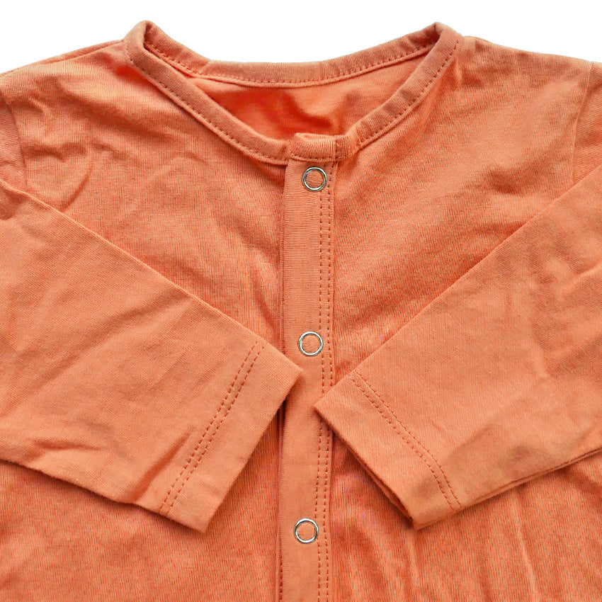 BooBoo Long Sleeve Sleepsuit - Apricot