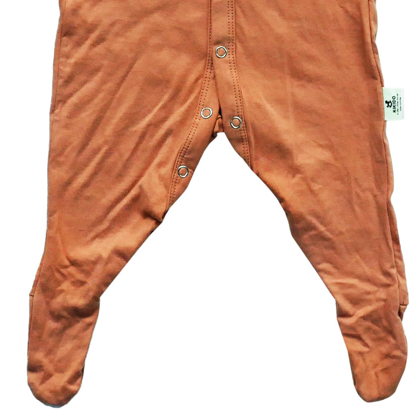 BooBoo Long Sleeve Sleepsuit - Apricot