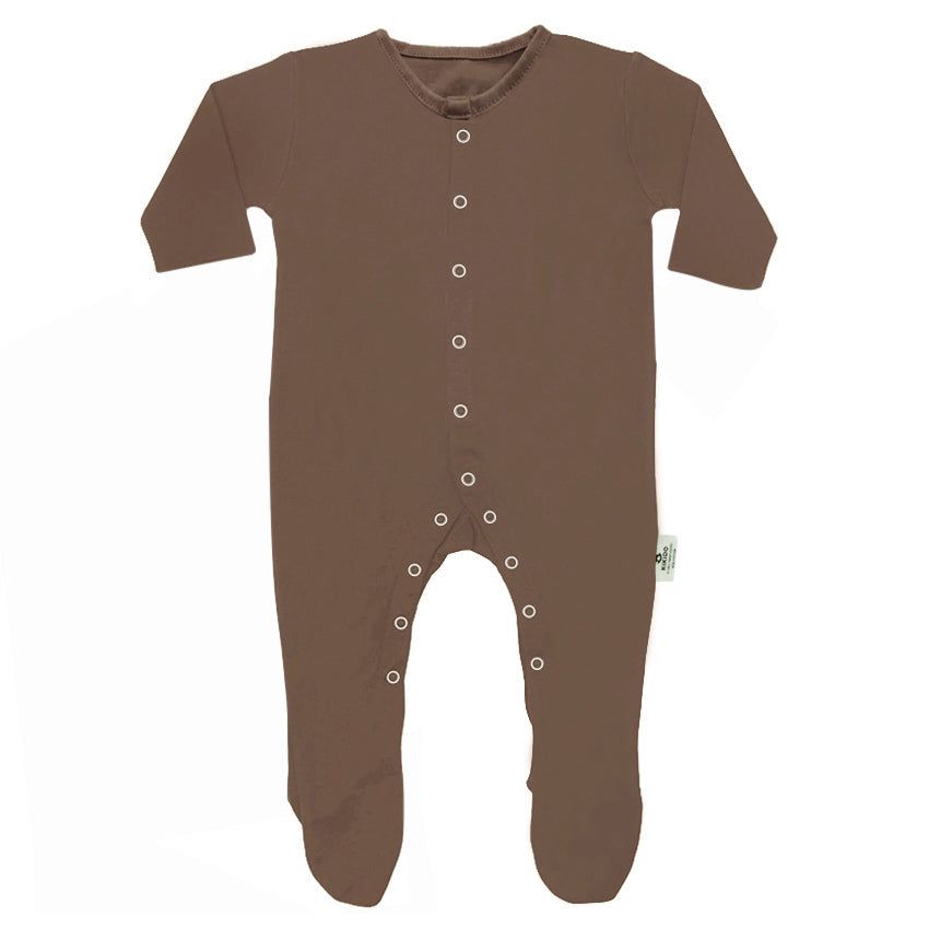 BooBoo Long Sleeve Sleepsuit - Chestnut