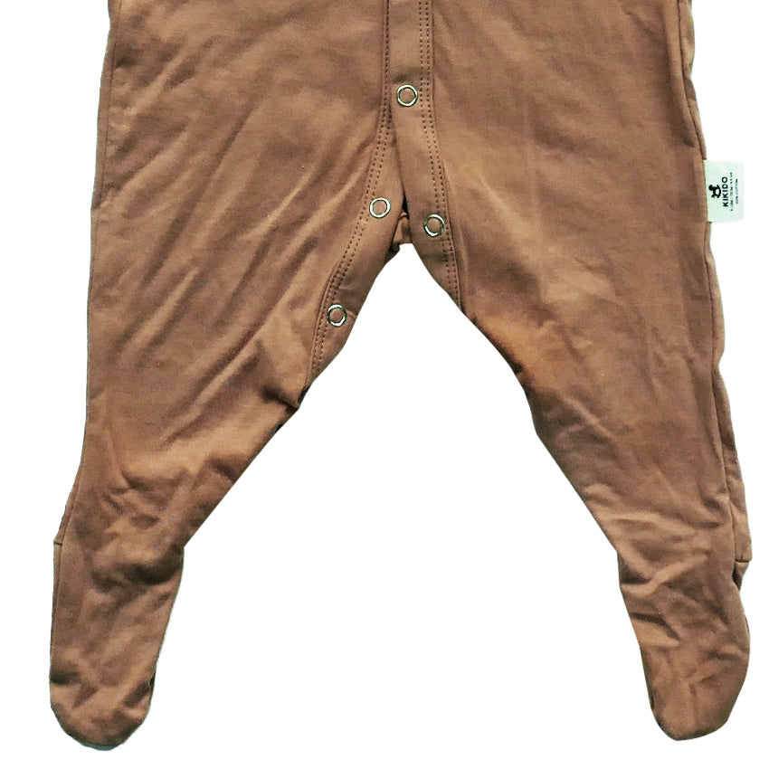 BooBoo Long Sleeve Sleepsuit - Chestnut