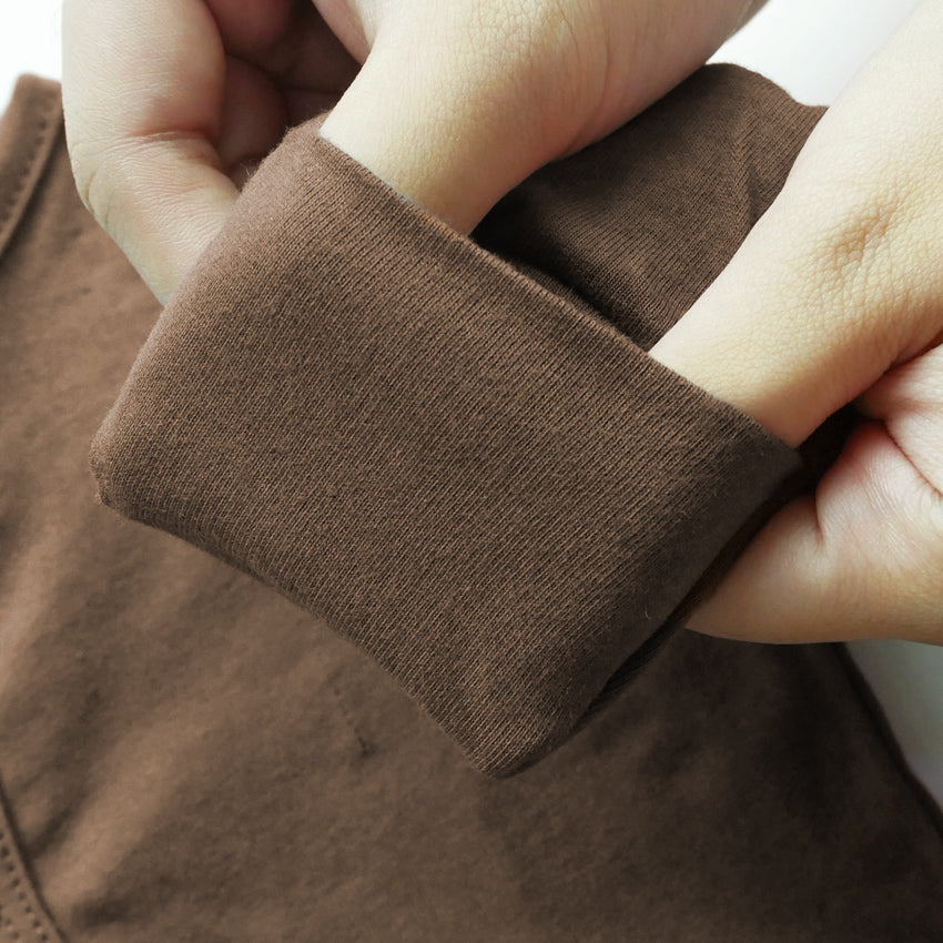 BooBoo Long Sleeve Sleepsuit - Chestnut