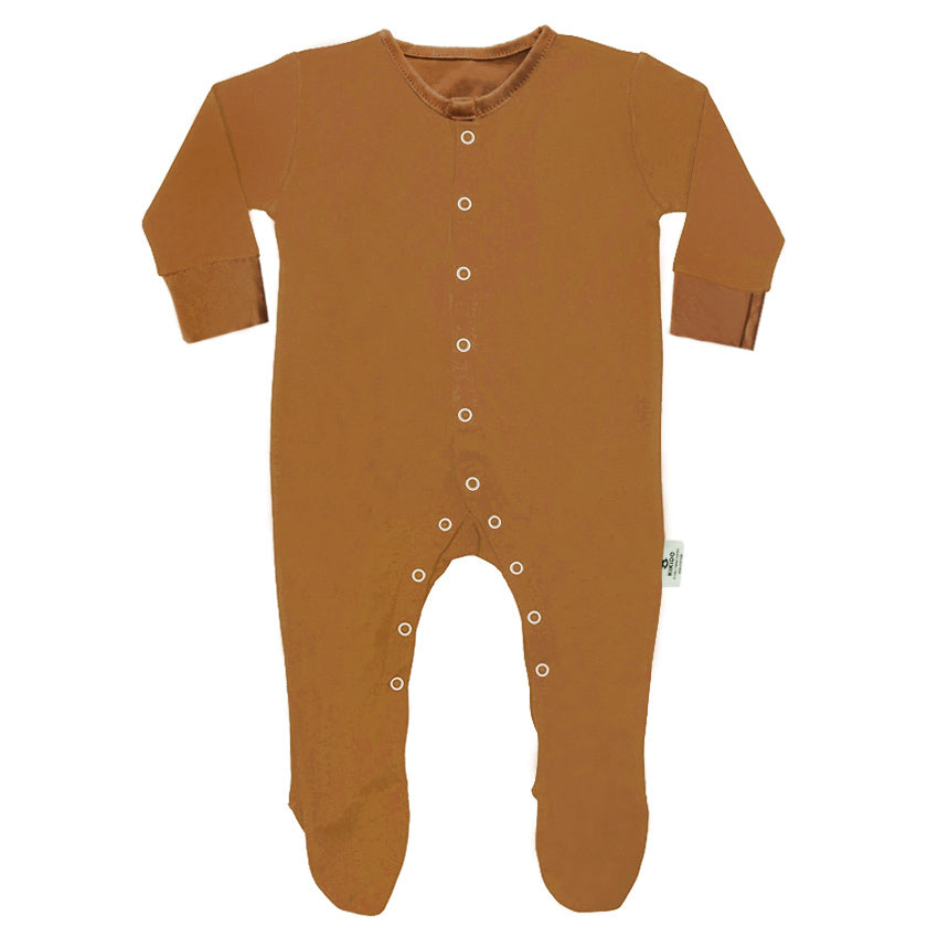 BooBoo Long Sleeve Sleepsuit - Flax Seed
