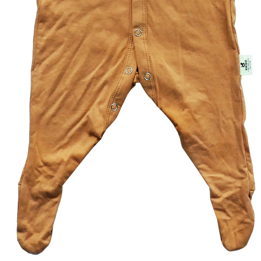 BooBoo Long Sleeve Sleepsuit - Flax Seed