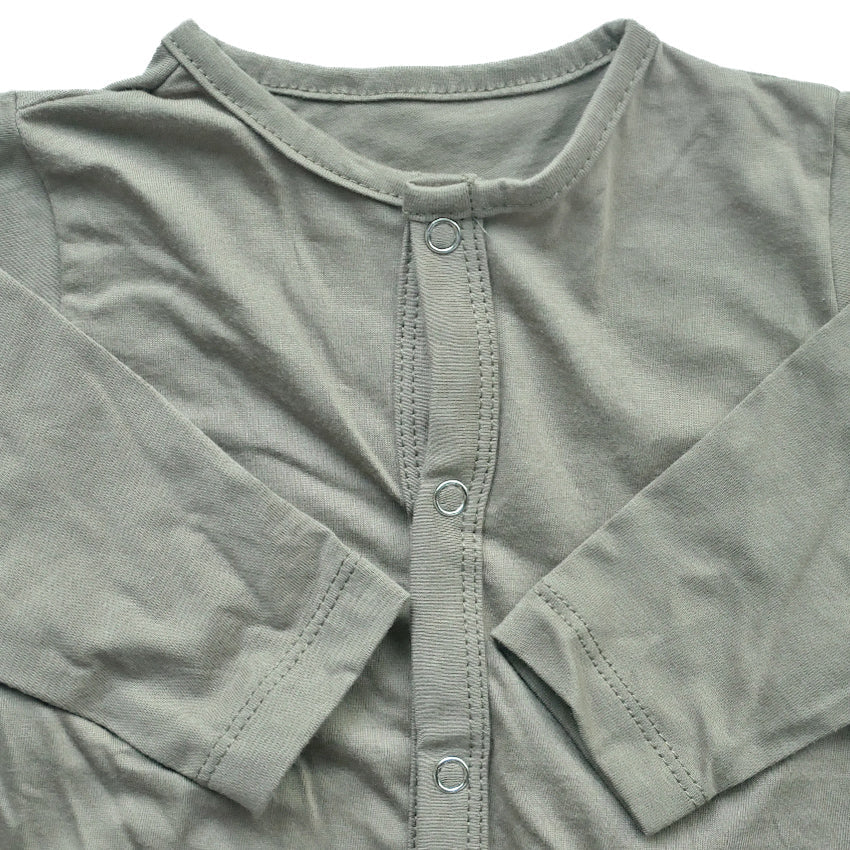 BooBoo Long Sleeve Sleepsuit - Stone