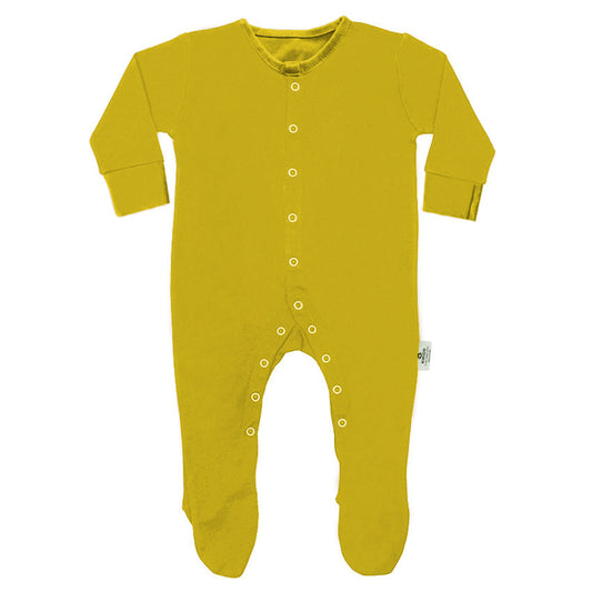 BooBoo Long Sleeve Sleepsuit - Mustard