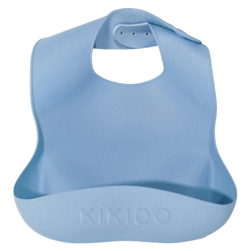 Kikido - Honey Bib Bluberry - Celemek Silikon - Alat Makan Bayi