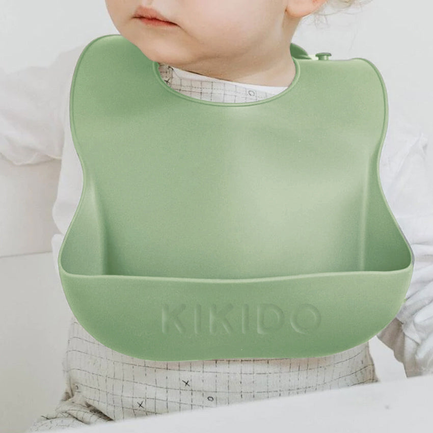 Kikido - Honey Bib Pea - Celemek Silikon - Alat Makan Bayi