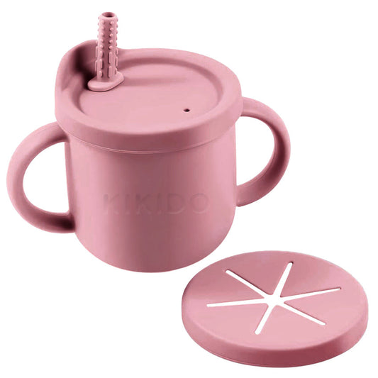 Kikido - Sookie Suction Glass & Snack Yam - Gelas Silikon Bayi