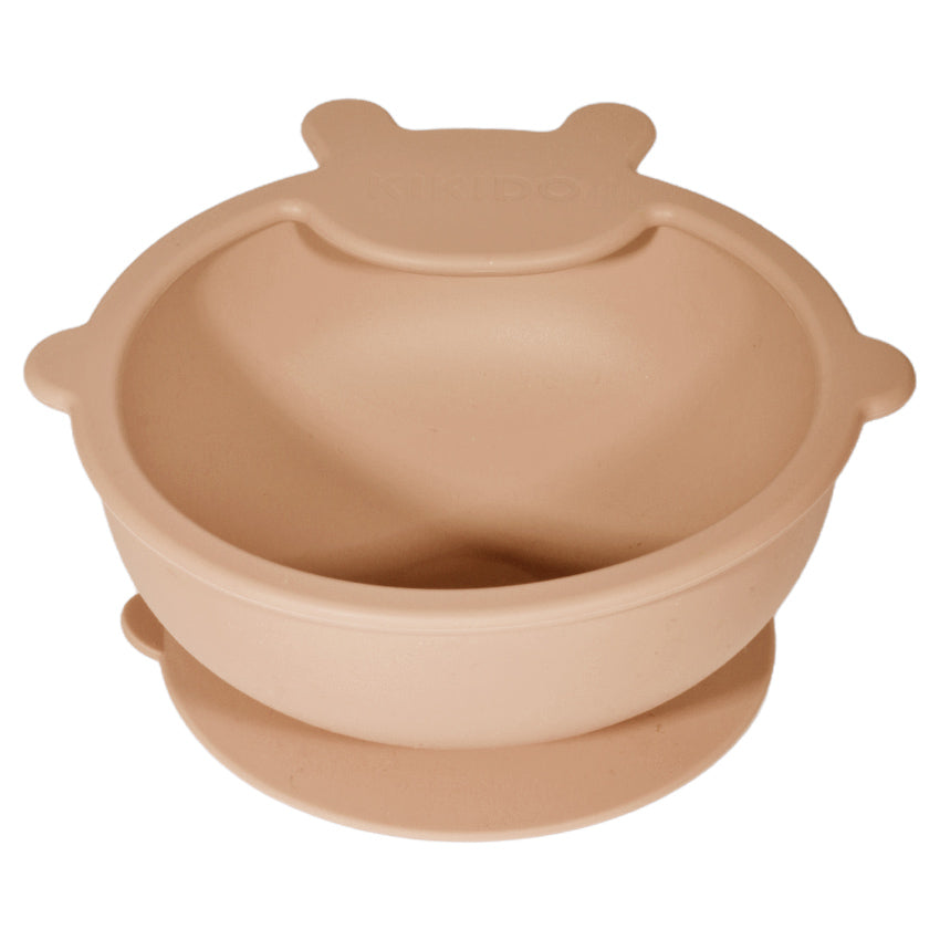 Kikido - Sookie Bear Suction Bowl Cookie - Mangkuk Silikon Bayi