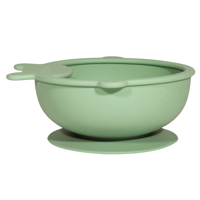 Kikido - Sookie Bear Suction Bowl Pea - Mangkuk Silikon Bayi