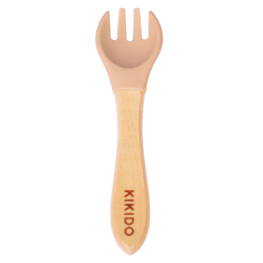 Kikido - Petito Fork Cookie - Garpu Silikon - Alat Makan Bayi