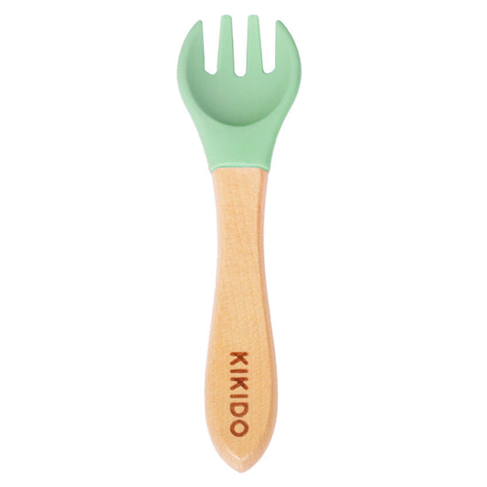 Kikido - Petito Fork Pea - Garpu Silikon - Alat Makan Bayi