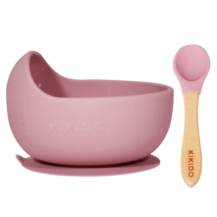 Kikido - Nomnom Feeding Set Yam - Set Alat Makan Silikon Bayi