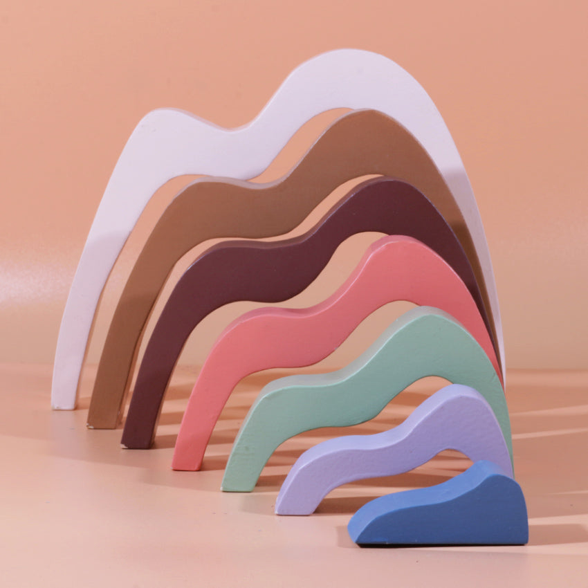 Wooden Stacker Decoration - Mountain