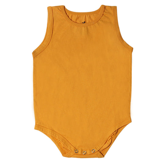 Dolittle Sleveless Bodysuit - Curry