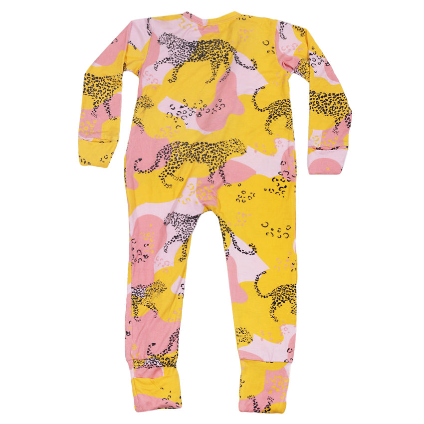 Kikido Bonnie Tencel Zipper Sleepsuit - Tiger