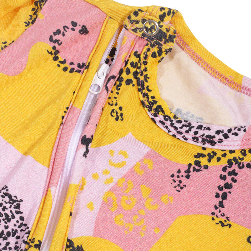 Kikido Bonnie Tencel Zipper Sleepsuit - Tiger
