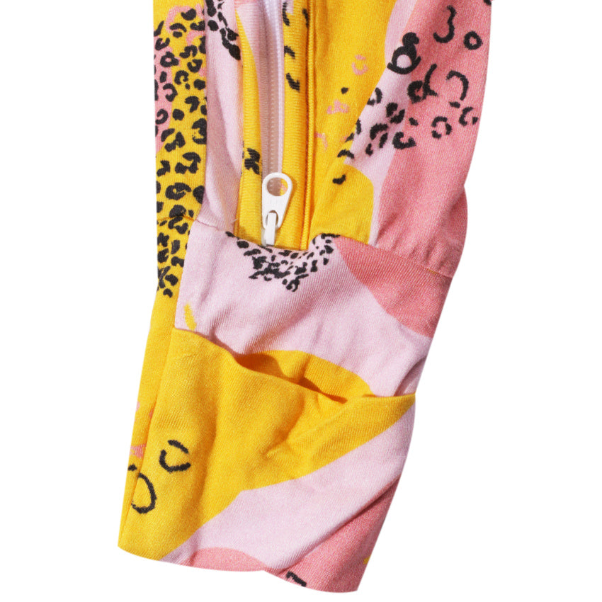 Kikido Bonnie Tencel Zipper Sleepsuit - Tiger