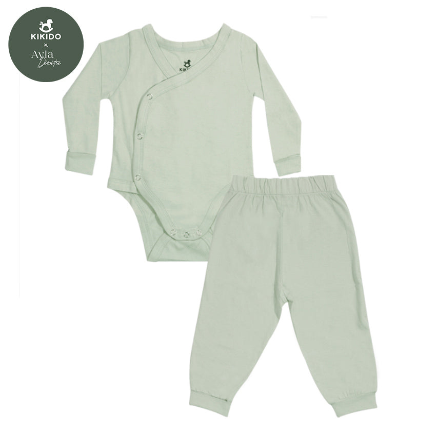 KIKIDO X AYLA Wynter Long Bodysuit Set - Leaf
