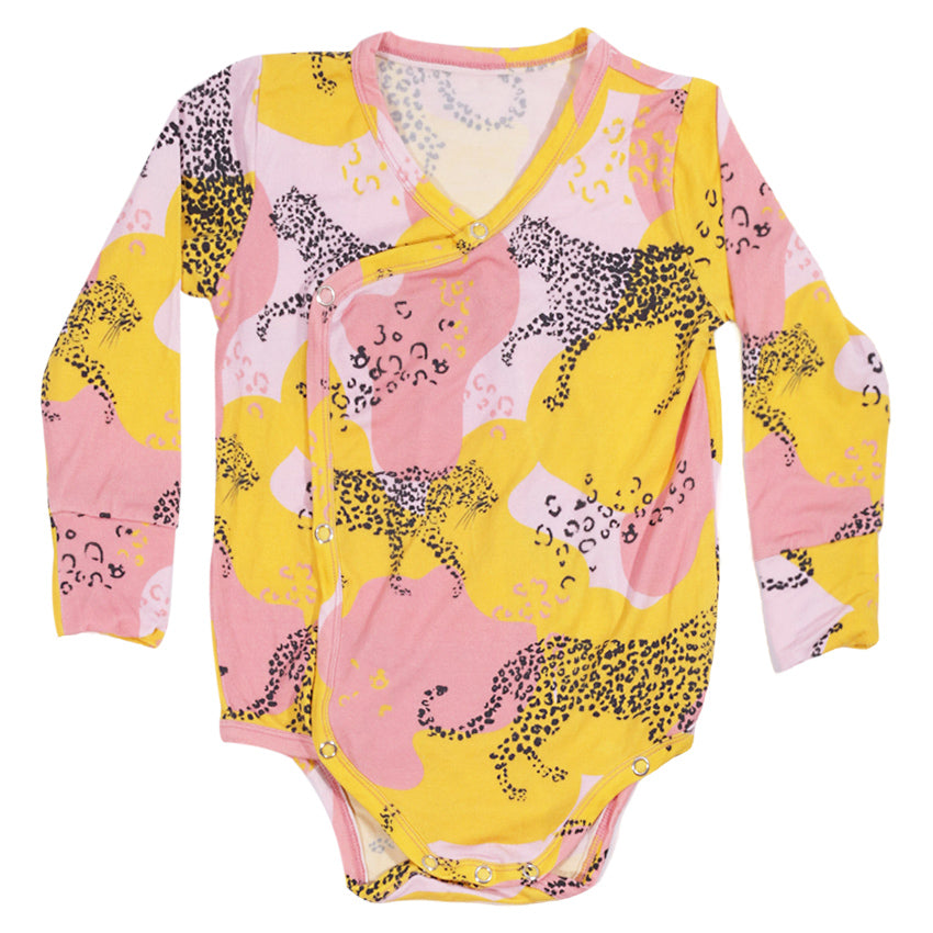 Kikido Wynter Tencel Long Bodysuit Set - Tiger