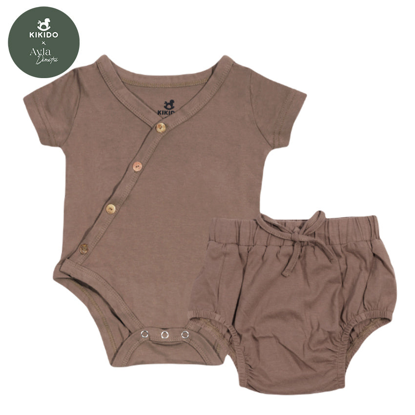 KIKIDO X AYLA Kirby Bodysuit Set - Mud