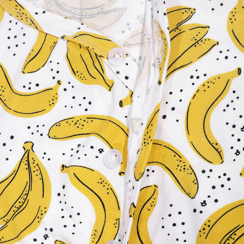 Kikido Kirby Tencel Bodysuit Set - Banana