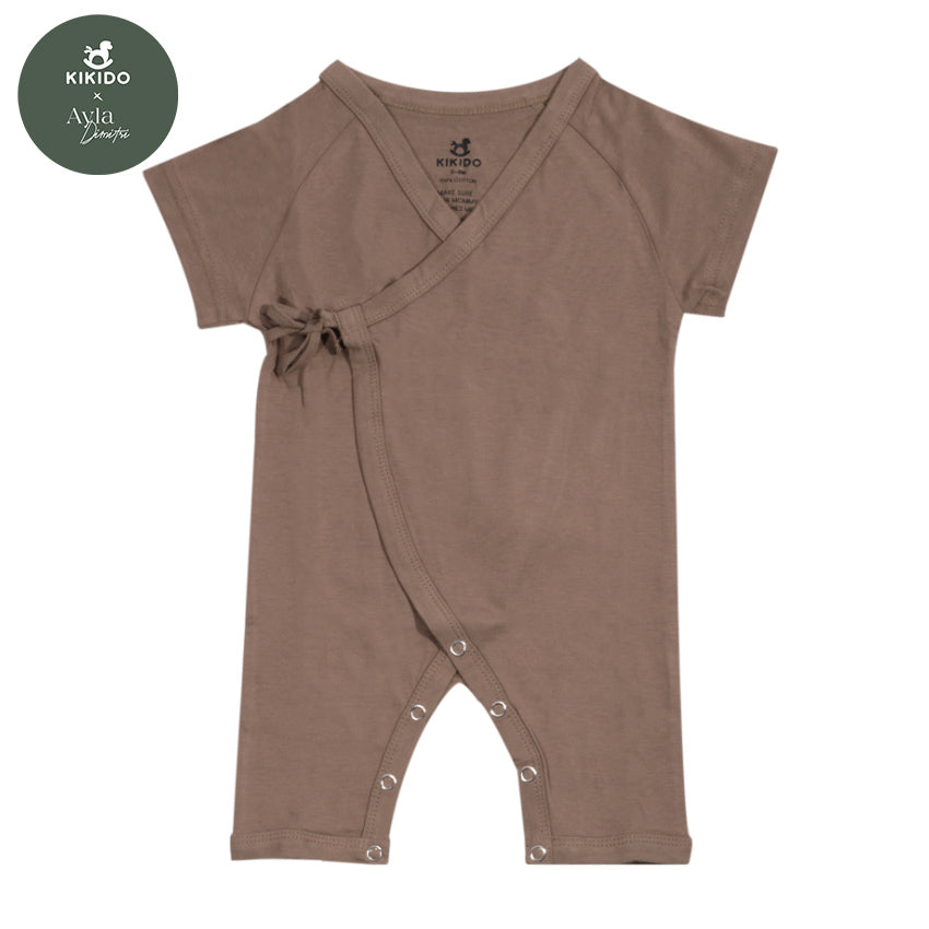 KIKIDO X AYLA Lilo Kimono Bodysuit - Mud