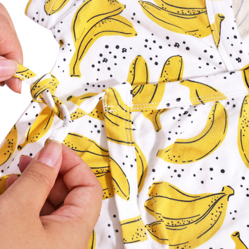 Kikido Lilo Tencel Kimono Bodysuit - Banana