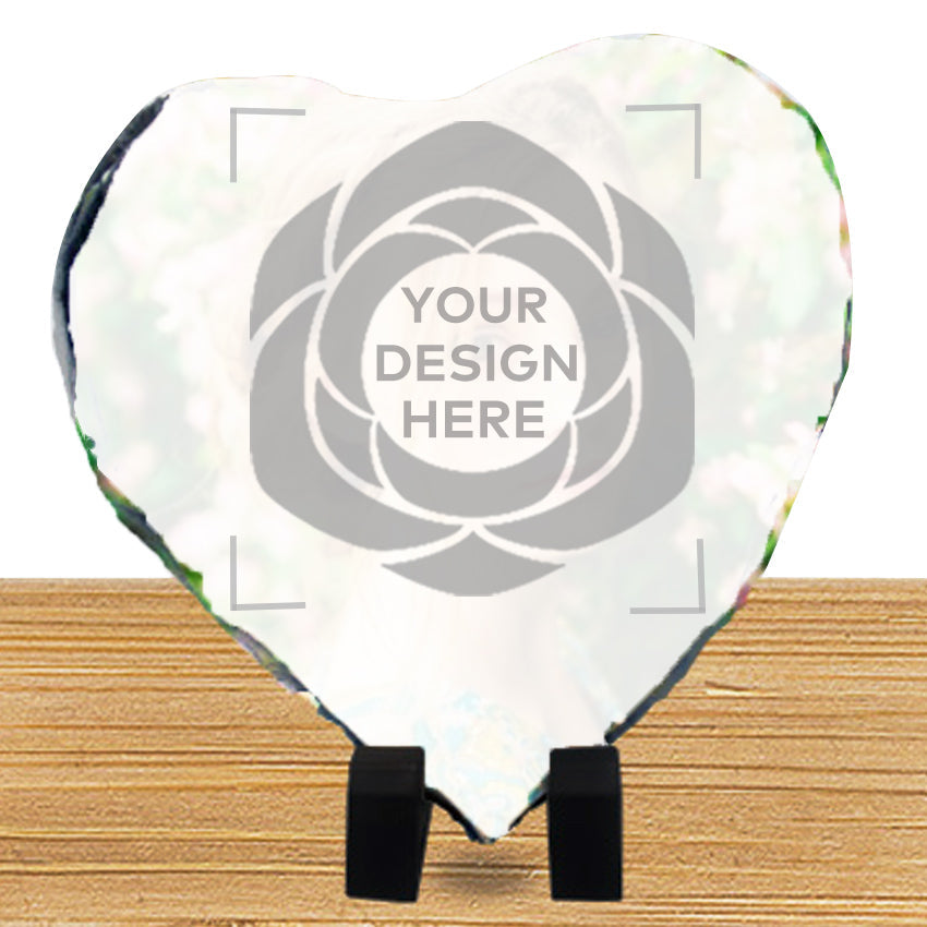 Custom Stone Printing Photo Heart