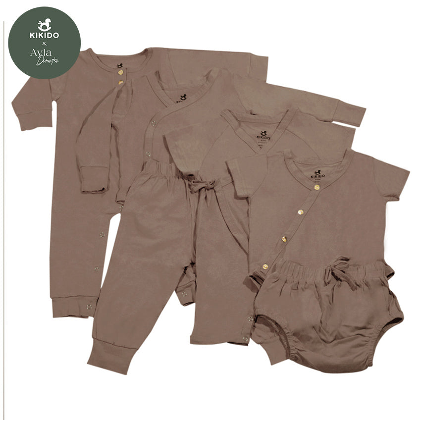 KIKIDO X AYLA Cotton Set - Mud