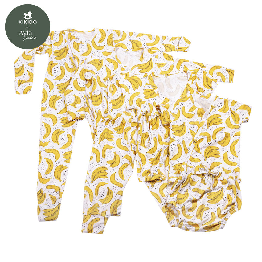 KIKIDO X AYLA Tencel Set - Banana