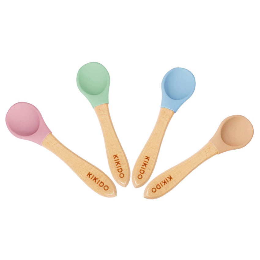 Kikido - Petito Spoon Cookie - Sendok Silikon - Alat Makan Bayi