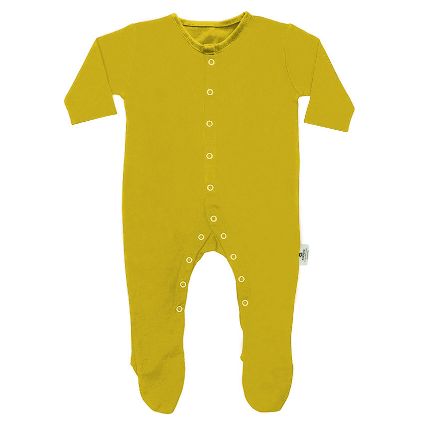BooBoo Long Sleeve Sleepsuit - Mustard