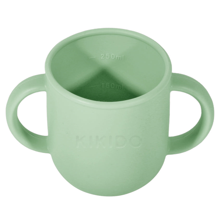 Kikido - Sookie Suction Glass & Snack Pea - Gelas Silikon Bayi