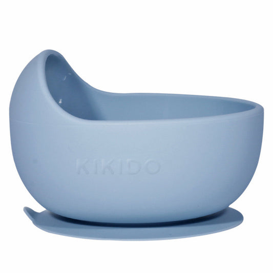 Kikido - Sookie Suction Bowl Blueberry - Mangkuk Silikon Bayi Anti Slip