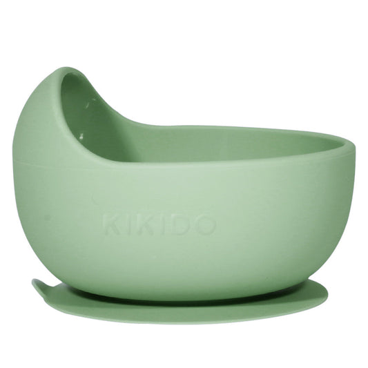 Kikido - Sookie Suction Bowl Pea - Mangkuk Silikon Bayi Anti Slip
