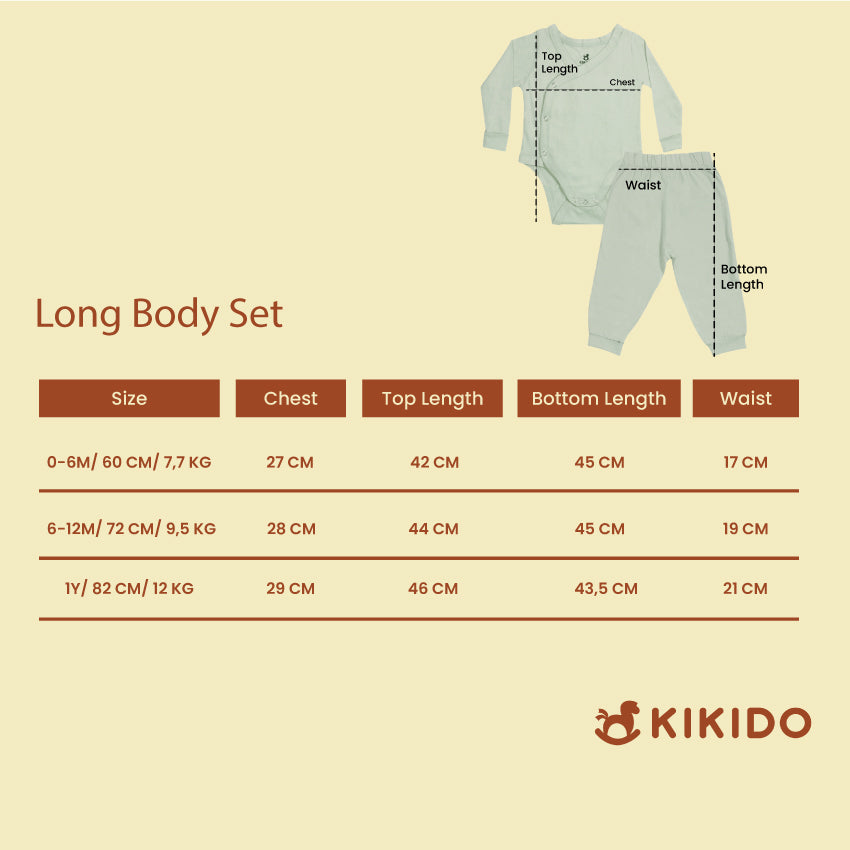 KIKIDO X AYLA Wynter Tencel Long Bodysuit Set - Tiger