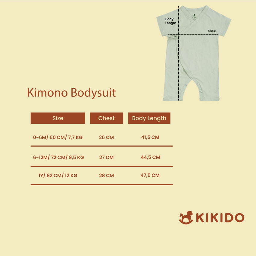 KIKIDO X AYLA Lilo Tencel Kimono Bodysuit - Tiger